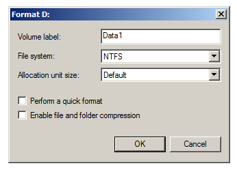 Windows GUI format