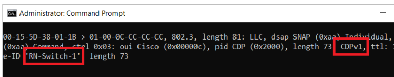 PKTMON part 7: view CDP and LLDP on the Windows command line – RICKARD ...